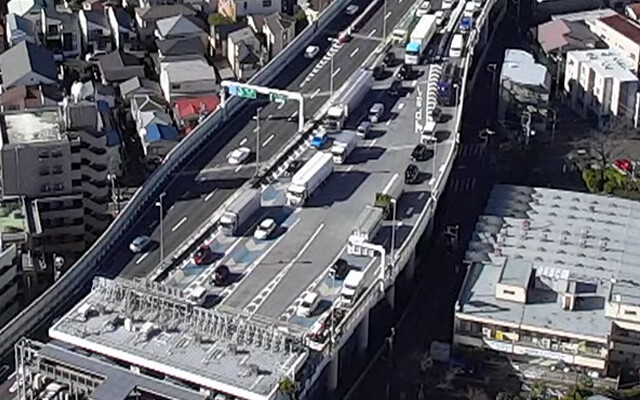 用賀 高速道路の渋滞
